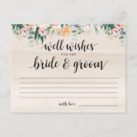 Tarjeta Rustic Dusk Boda Well Wings