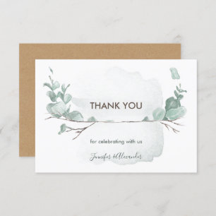 Tarjeta Rustic Eucalyptus