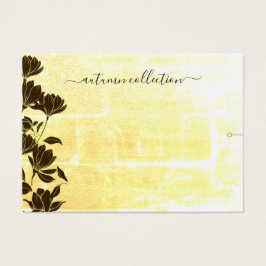 Tarjeta Rustic Floral Autumn Boho