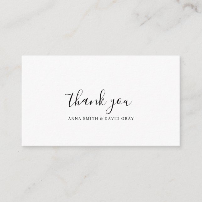 Tarjeta Rustic Mountain Forest Watercolor Thankyou (Anverso)