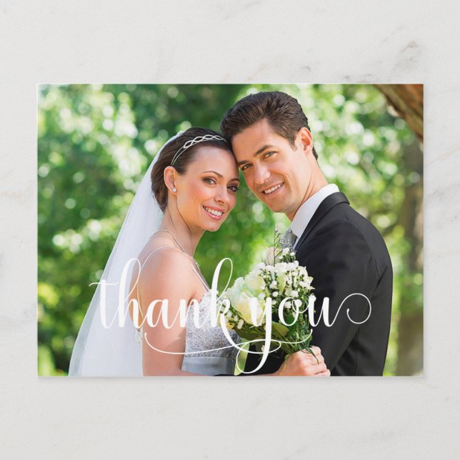 Tarjeta Rustic Photo Boda (Anverso)