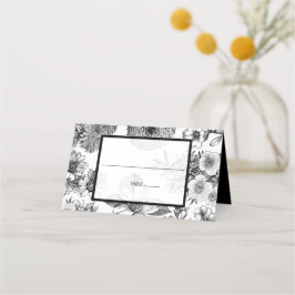 Tarjeta Rustic Vintage Flowers Boda Place