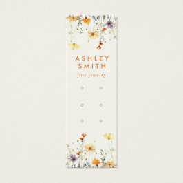 Tarjeta Rustic Wildflower Multiple Earl Display