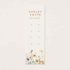 Tarjeta Rustic Wildflower Multiple Earl Display