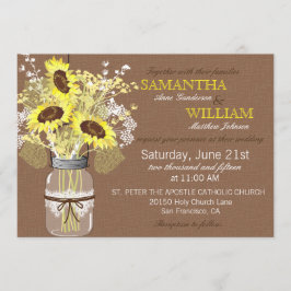 Tarjeta rústica de la invitación de la boda de la