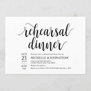 Tarjeta rústica de la invitación de la cena del