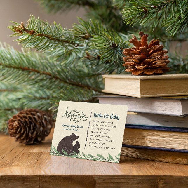 Tarjeta Rústica de Petición de Libros de Baby Show (Subido por el creador)