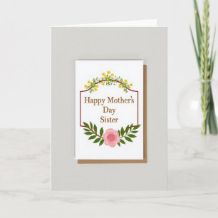 Tarjeta rústica del Día de las Madres Amor de Herm