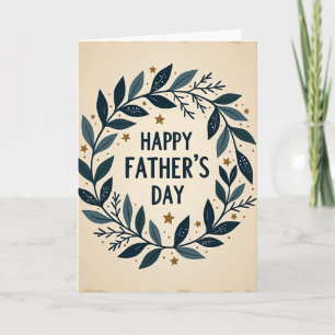 Tarjeta rústica del Día del Padre