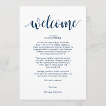 Tarjeta rústica, naval, de bienvenida y tineraria 