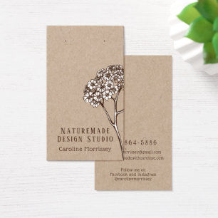 Tarjeta Rústica simple de ganancia de joyas