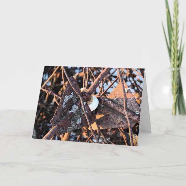 Tarjeta Rusty Junk Pile, Cumpleaños (Anverso)