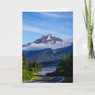 Tarjeta Ruta a través de Alaska