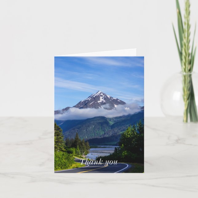 Tarjeta Ruta a través de Alaska (Anverso)