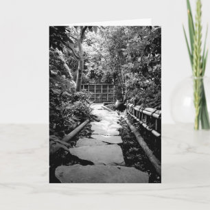 Tarjeta Ruta de los jardines japoneses