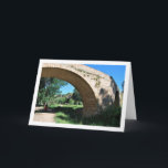 Tarjeta Ruta del Agua Bridge View, Chelva, Valencia, Spain<br><div class="desc">Ruta del Agua Bridge View,  Chelva,  Valencia,  Spain Greeting Card. You can easily customize this product for free if you would like to add wording or change the color of the background.</div>