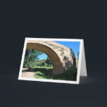 Tarjeta Ruta del Agua Bridge View, Chelva, Valencia, Spain<br><div class="desc">Ruta del Agua Bridge View,  Chelva,  Valencia,  Spain Greeting Card. You can easily customize this product for free if you would like to add wording or change the color of the background.</div>