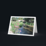 Tarjeta Ruta del Agua Floral Portrait, Chelva, Valencia<br><div class="desc">Ruta del Agua Floral Portrait,  Chelva,  Valencia Greeting Card. You can easily customize this product for free if you would like to add wording or change the color of the background.</div>