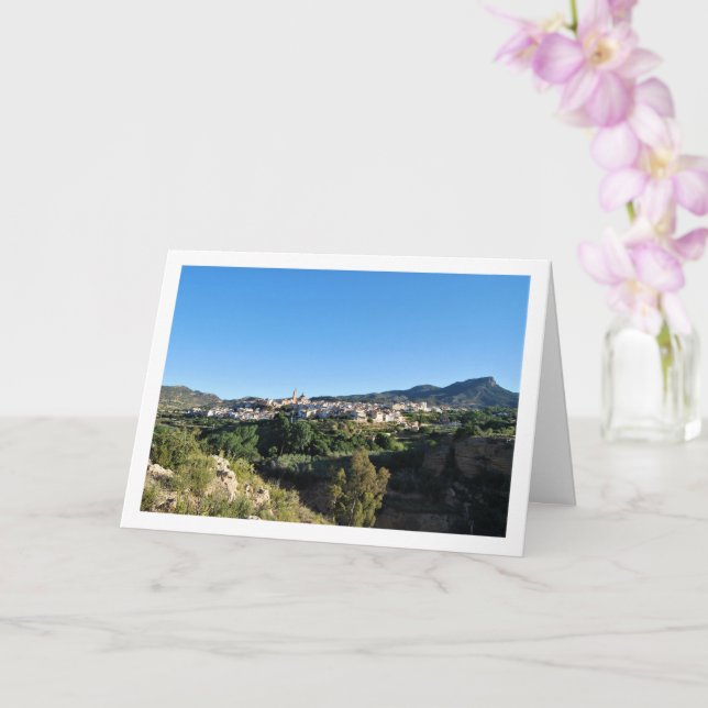 Tarjeta Ruta del Agua Landscape, Chelva, Valencia, Spain (Orquídea)