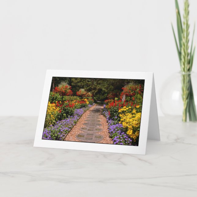Tarjeta Ruta del jardín (Anverso)