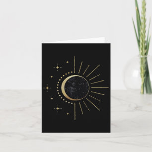 Tarjeta Ruta total del eclipse solar