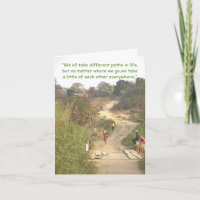 "Rutas diferentes"/Caminando por el camino de tier