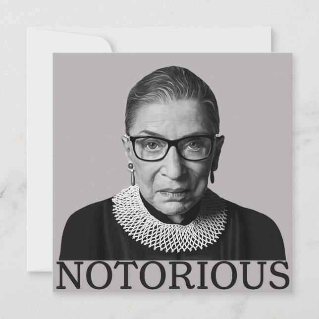 Tarjeta Ruth Bader Ginsburg (Anverso)