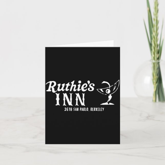 Tarjeta Ruthies Inn Berkeley California  (Anverso)