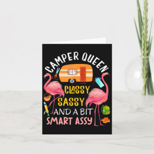 Tarjeta Rv De Regalo De Camping De Guay De Camping Queen C