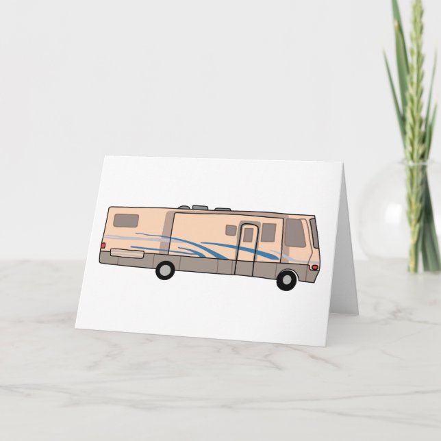 Tarjeta RV Motorhome (Anverso)