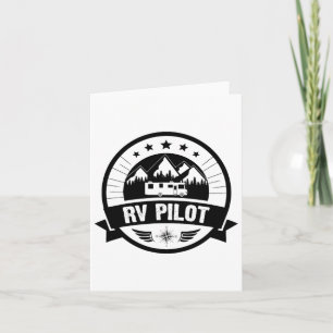 Tarjeta Rv Pilot Viajes Graciosos De Motohome Rv Para Homb
