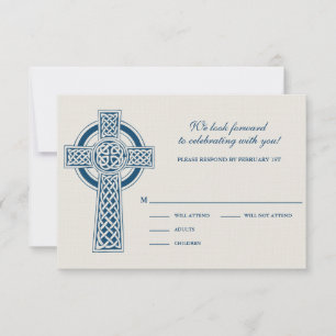 Tarjeta RVSP Celtic Cross