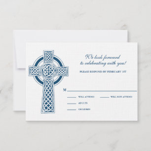 Tarjeta RVSP Celtic Cross