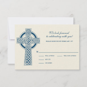 Tarjeta RVSP Celtic Cross