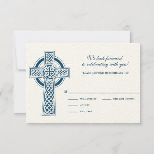 Tarjeta RVSP Celtic Cross