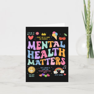 Tarjeta S Mon Mental Health Groovy Mental Health Awareness