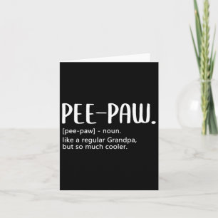 Tarjeta S Para Hombres Día del Padre Día normal Abuelo Pee