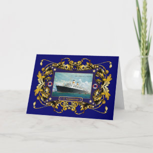 Tarjeta S.S. Independencia Vintage Steamship