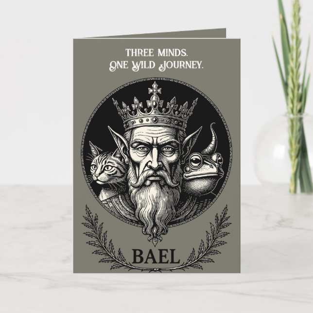 Tarjeta Sabiduría de la Triple Mirada de Bael (Anverso)