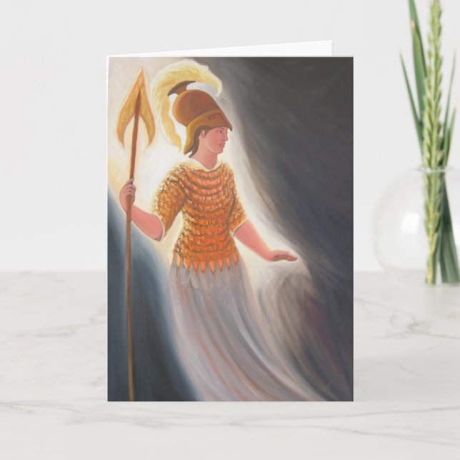 Tarjeta Sabiduría que enfrenta la oscuridad (Anverso)