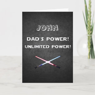 Tarjeta Sables de luz DAD's POWER UNLIMITED POWER personal