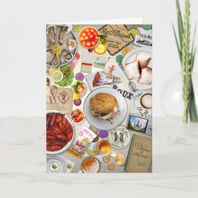 Tarjeta Sabores de la cocina francesa del barrio de Nueva  (Anverso)