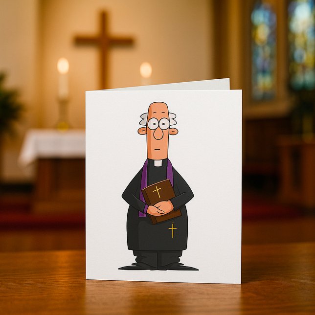 Tarjeta Sacerdote portando la Biblia, si no un personaje d (Subido por el creador)