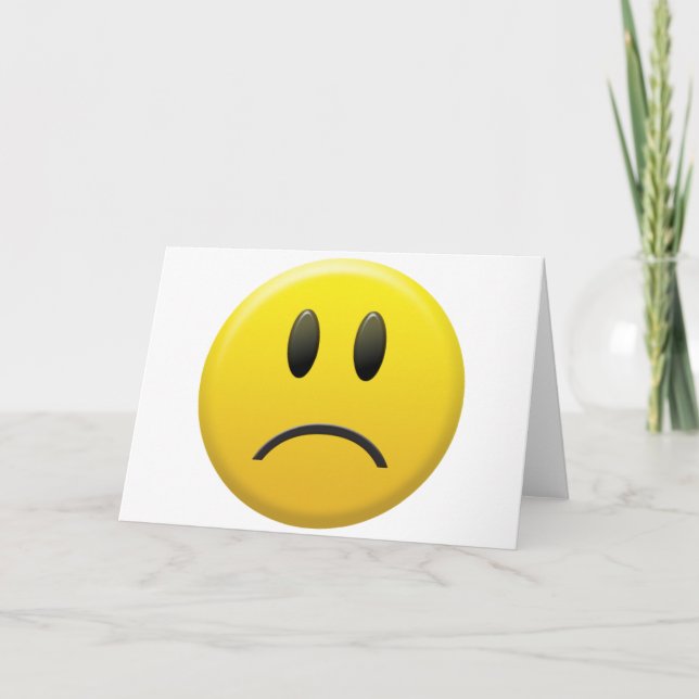 Tarjeta Sad Face (Anverso)