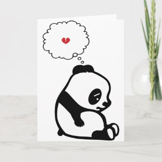 Tarjeta Sad Panda