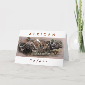 Tarjeta Safari africano