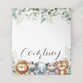 Tarjeta Safari Name Place