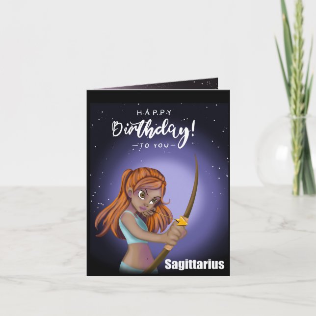 Tarjeta sagitario (Anverso)