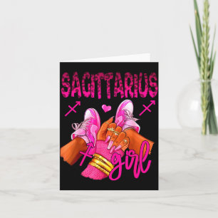 Tarjeta Sagitario Signo Zodiacal Cumpleaños Reinas Horósco