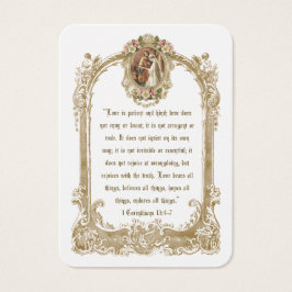 Tarjeta Sagrada de Boda Católica Tradicional